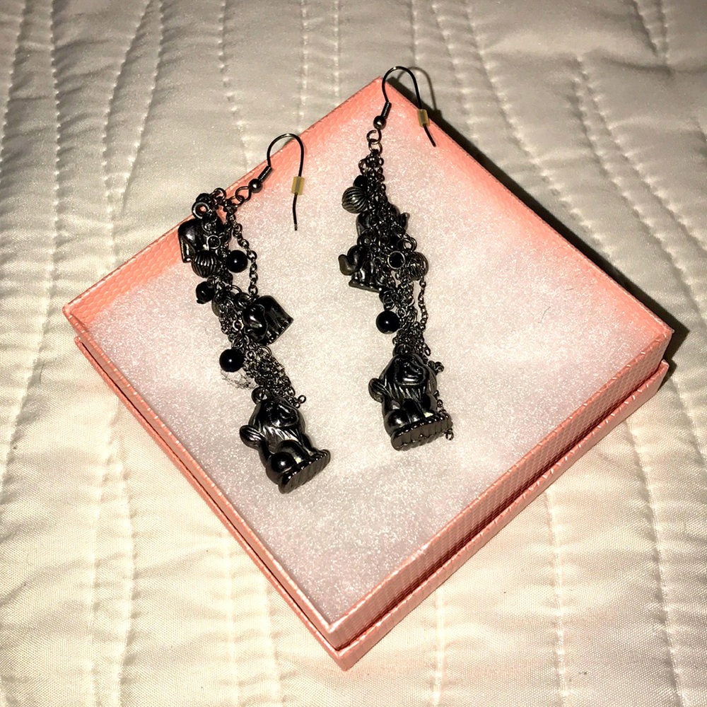 Elephant & Lion Earrings